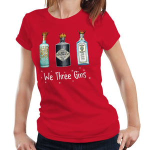 We Three Gins Tshirt Fitted Ladies