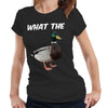 What The Duck Tshirt Fitted Ladies