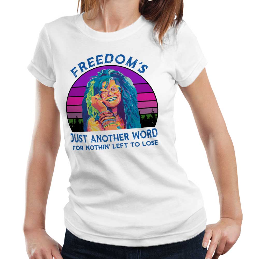 Freedom's Just Another Word Tshirt Fitted Ladies