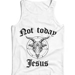 Not Today Jesus Ladies Vest/Tank Top