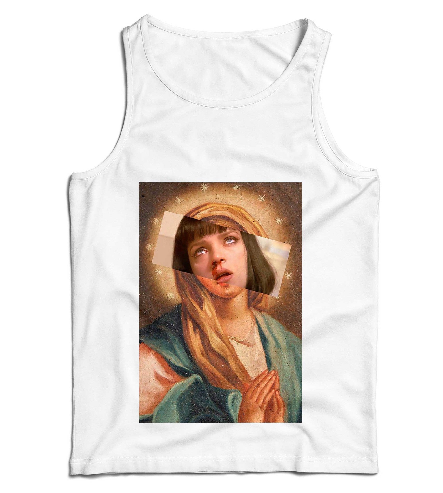 Virgin Mary Uma Thurman Ladies Vest Tank Top