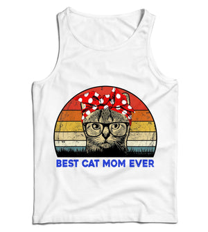 Best Cat Mom Ever Ladies Vest/Tank Top