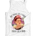 Not Fragile Like A Flower Ladies Vest/Tank Top