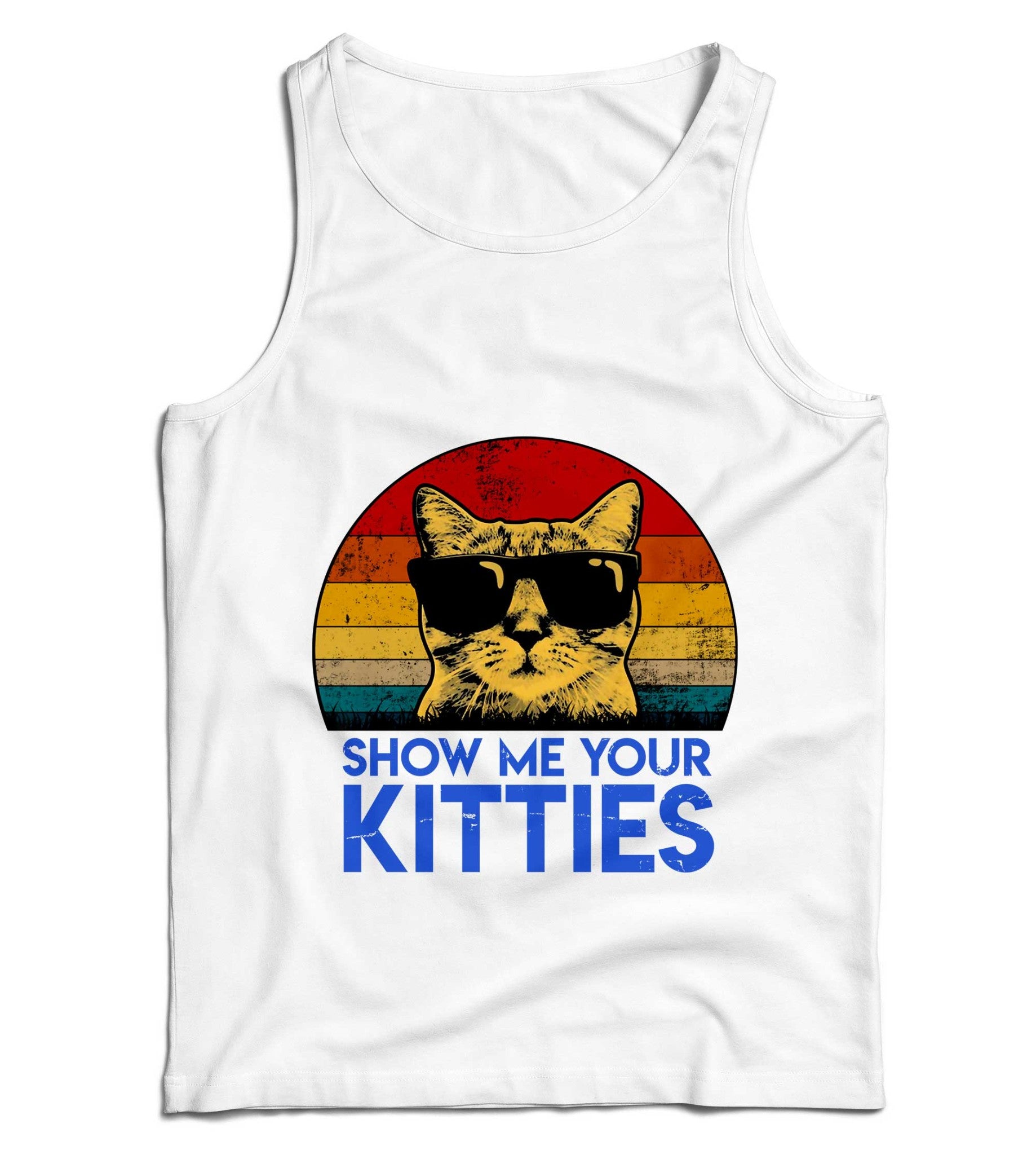 Show Me Your Kitties Ladies Vest Tank Top