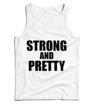 Strong And Pretty Ladies Vest/Tank Top