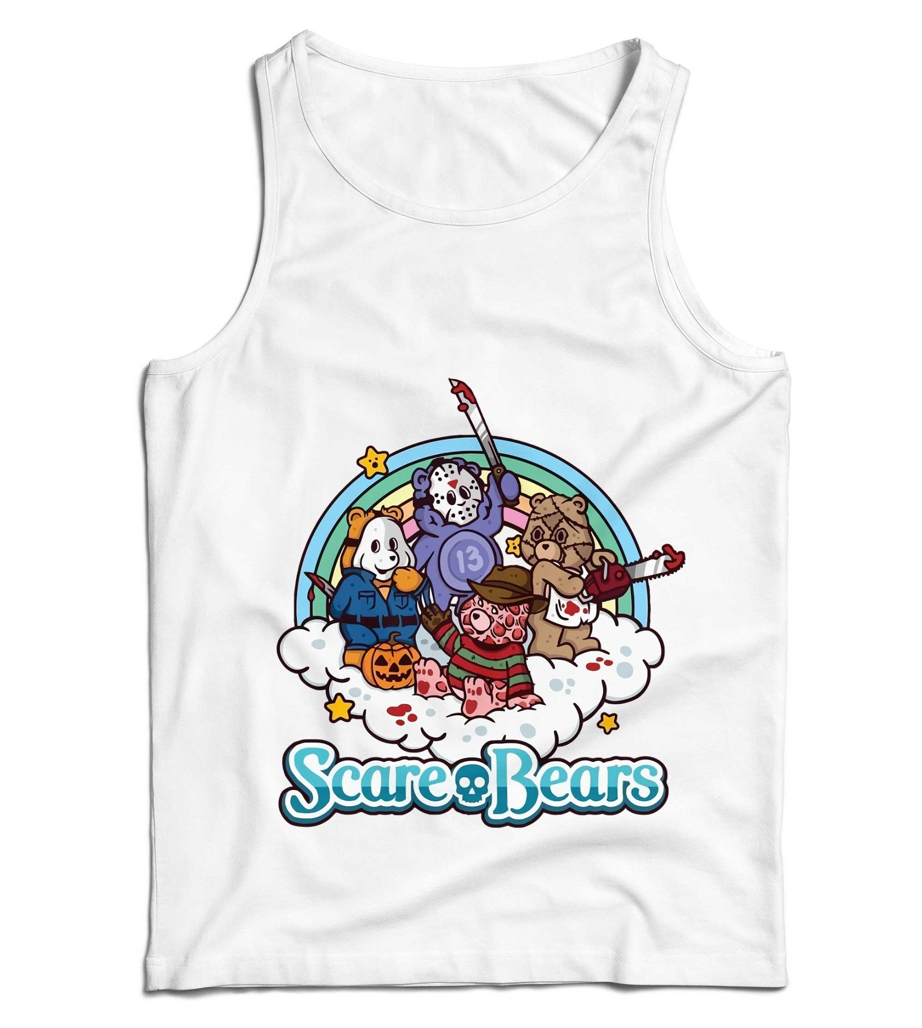 Scare Bears Ladies Vest Tank Top