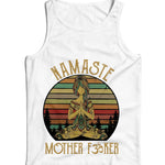 Clean Namaste Mother F*cker Ladies Vest Tank Top