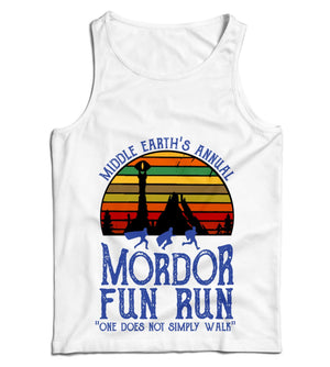 Mordor Fun Run Ladies Vest Tank Top