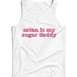 Satan Is My Sugar Daddy Ladies Vest Tank Top