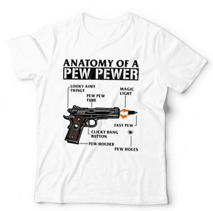 Anatomy Of A Pew Pewer T Shirt Unisex