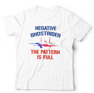 Negative Ghost rider The Pattern Is Full Colour – Top Gun T-Shirt Unisex